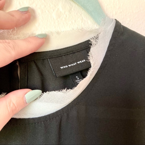 Who What Wear Chiffon Tank - Picture 3 of 5